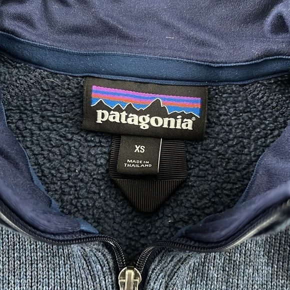 Patagonia Better Sweater 1/4 Zip Navy Blue - Picture 5 of 10